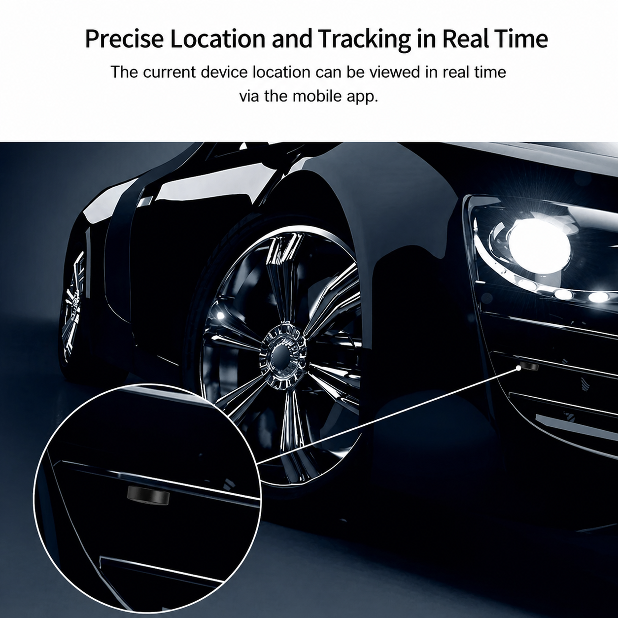 GPS Tracker magnetisch kompakt | Echtzeit-Ortung GPS + GSM | 20 Tage Akku | Trackveil