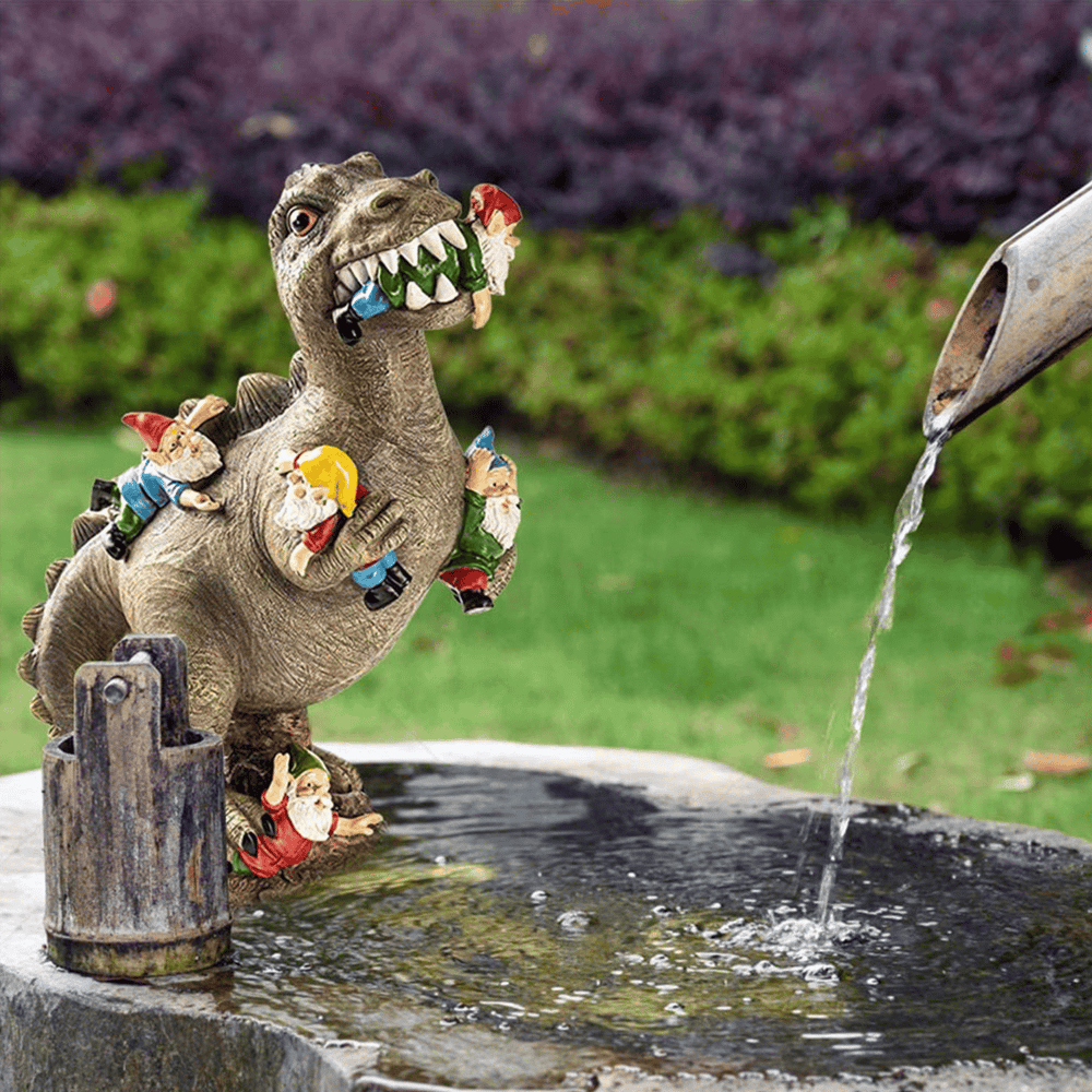 Tuindecoratie | Dinosaurierfiguur Kunsthars | Weerbestendig | RexTerra