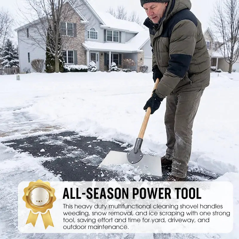 Gartenhacke | Breite Stahlklinge | Schub und Zug | WeedScrape