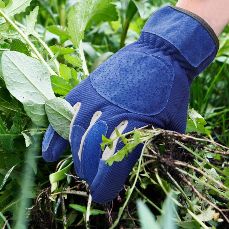 Gartenhandschuhe | Rindsleder | Dornenschutz | Gripmoor