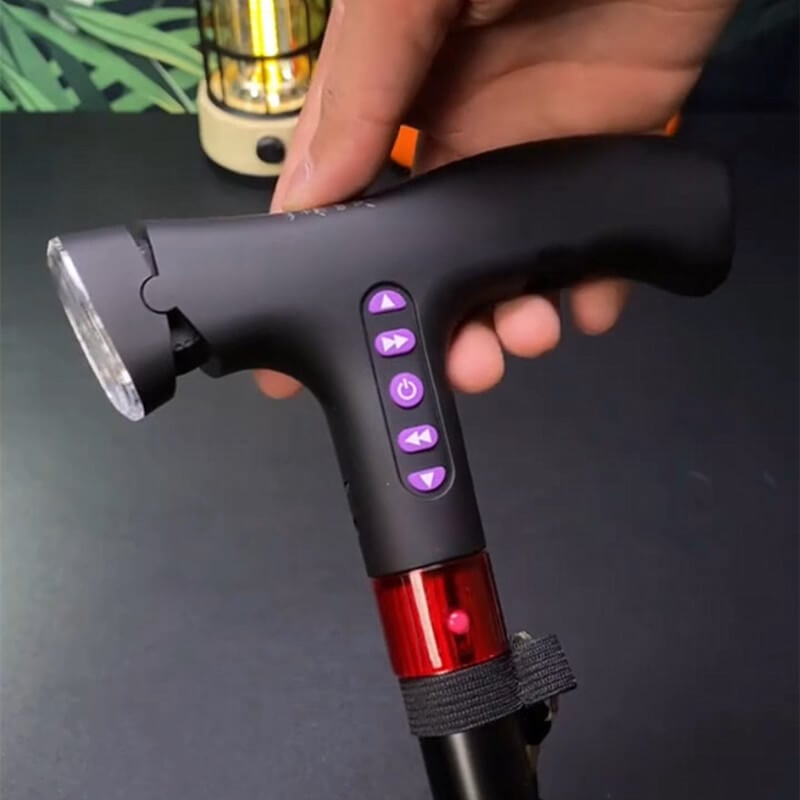 Gehstock | Sturzalarm | Höhenverstellbar | SmartCane