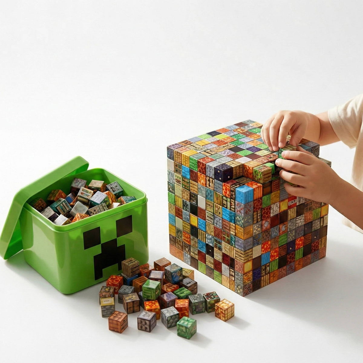 Magnetische Bausteine 205 Teile | 8-seitige Magnete mit Spielfiguren | Fördert Feinmotorik, Kreativität und stundenlangen Bauspaß 1