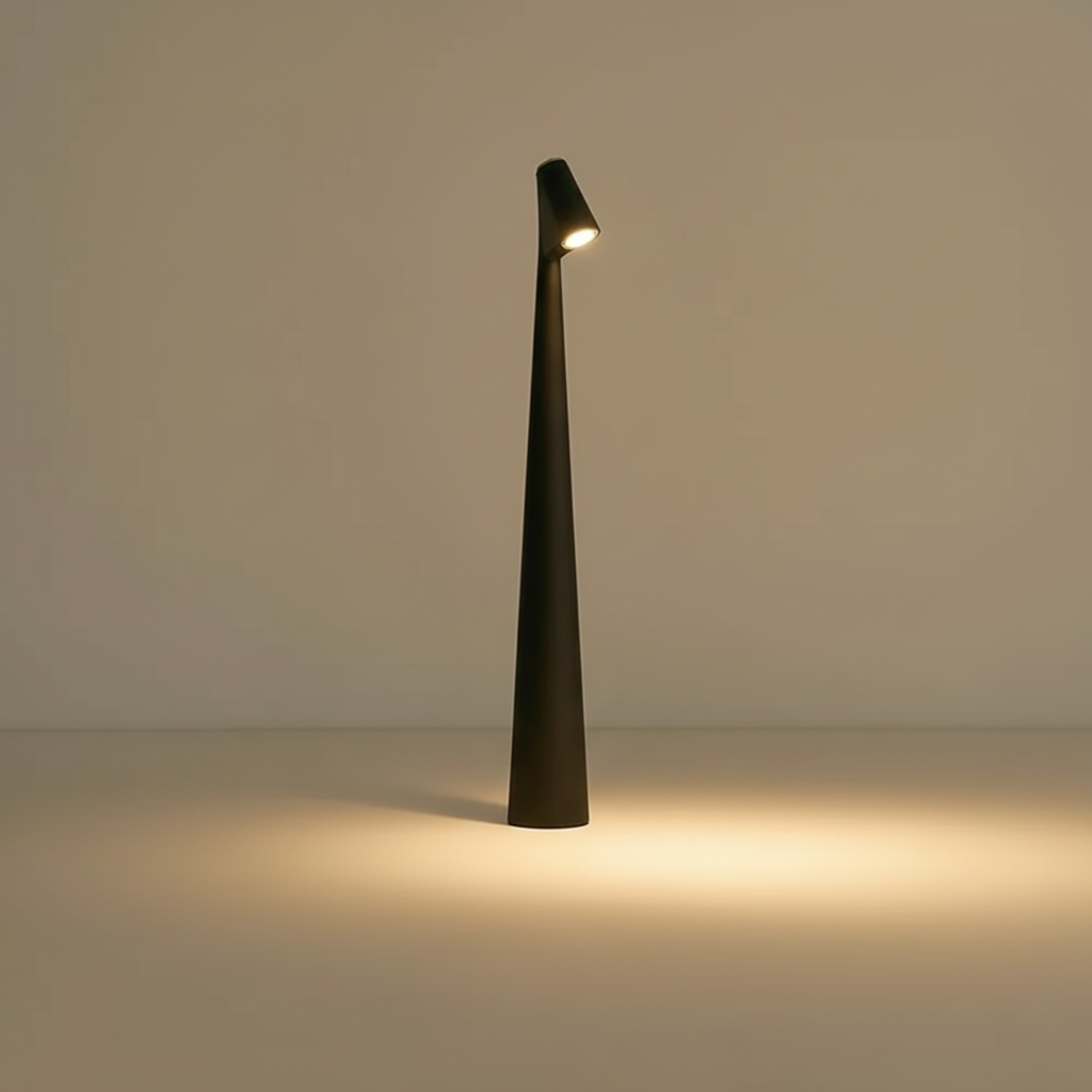 Kabellose LED-Tischlampe aus Metall und Glas | Nordisches Design, 35 oder 45 cm, 5 Farben | Wiederaufladbarer Akku 5