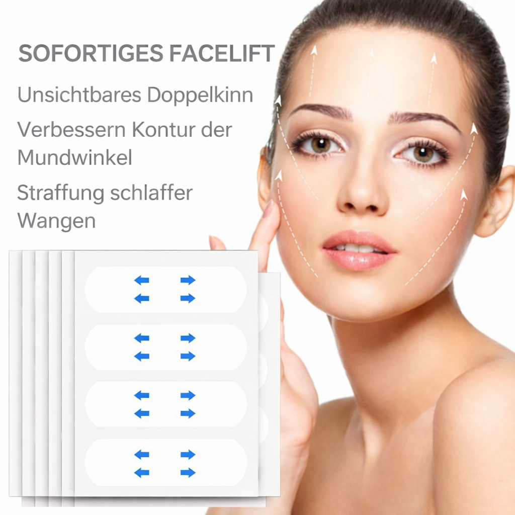 Gesichtslifting | Unsichtbarer Sofort Lift | Hautfreundlich| Contoura