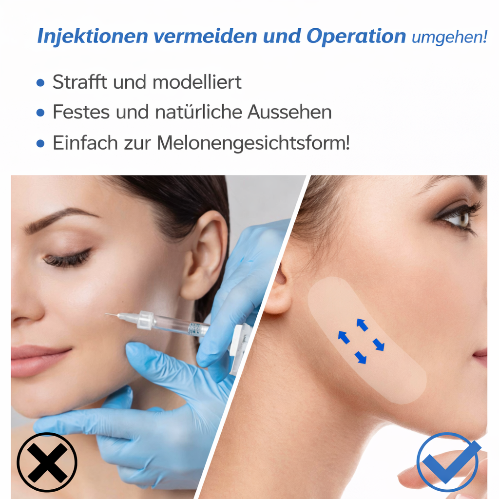 Gesichtslifting | Unsichtbarer Sofort Lift | Hautfreundlich| Contoura