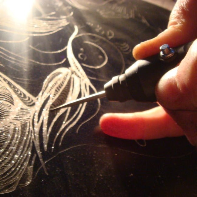 Gravierstift | Präzise DIY Gravuren | Einstellbare Drehzahl | Engraver