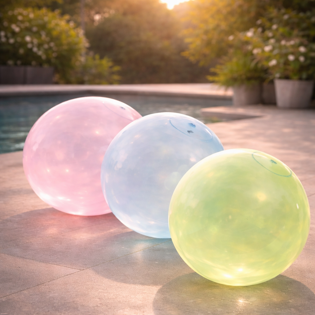 Gummiball | Aufblasbarer Ball für Kinder | Reißfest | Bouncio