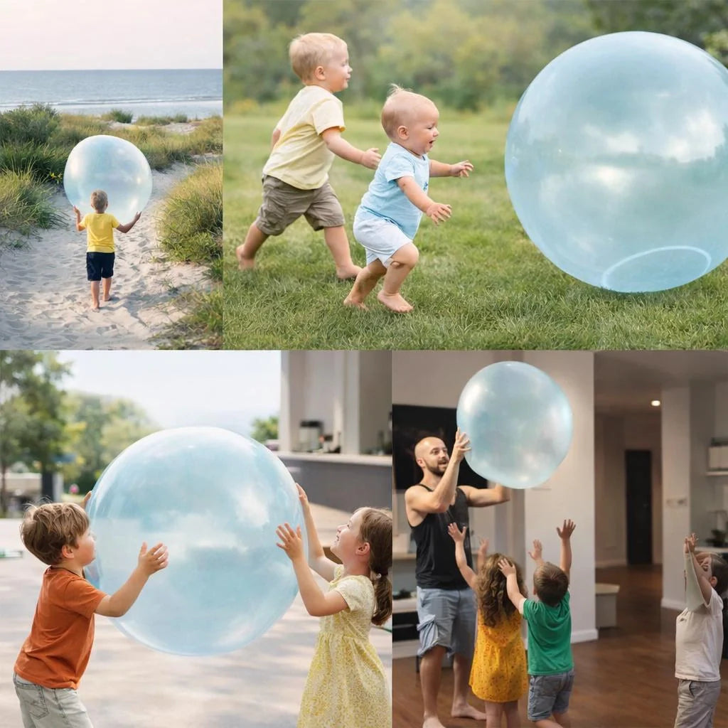 Gummiball | Aufblasbarer Ball für Kinder | Reißfest | Bouncio