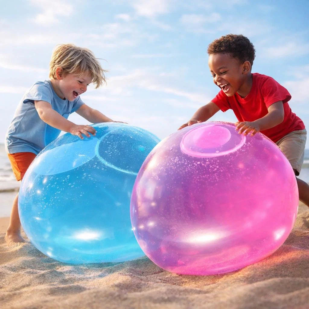 Gummiball | Aufblasbarer Ball für Kinder | Reißfest | Bouncio