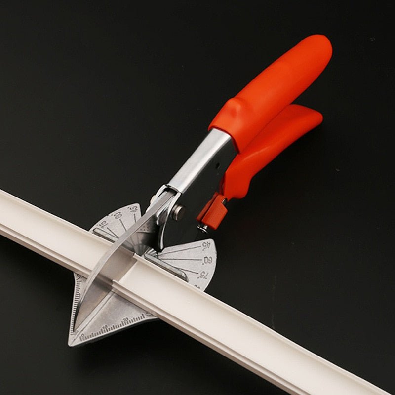 Gehrungsschere Edelstahl 15 cm | Verstellbarer Schnittwinkel 45–135° | SK5-Klinge für saubere Schnitte ohne Ausfransen 6