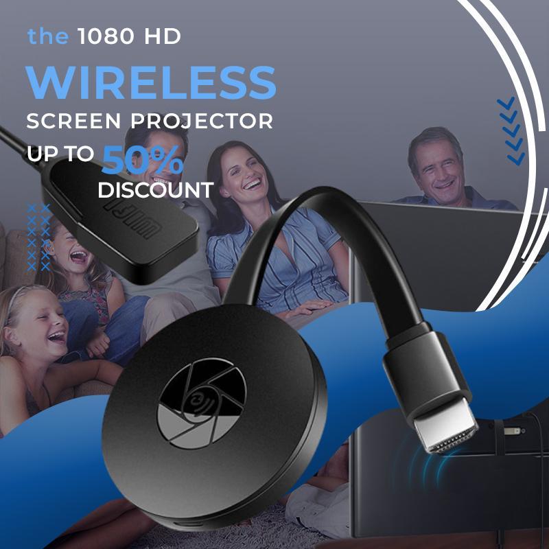 Proiettore HDMI WiFi | Full HD 1080P | Miracast, AirPlay e DLNA | MirraLink