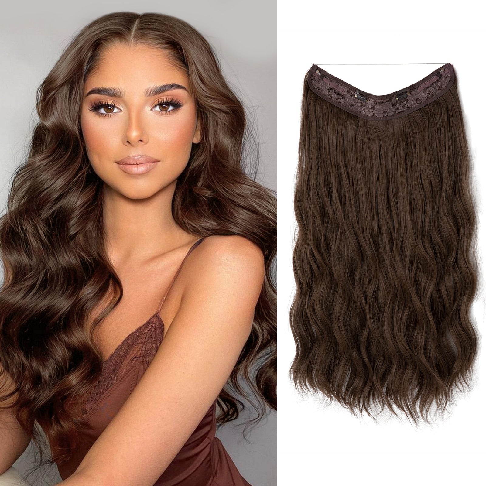 Haar Perücke | Sofort Mehr Volumen | Unsichtbare Halo Extensions | GlamSchleier