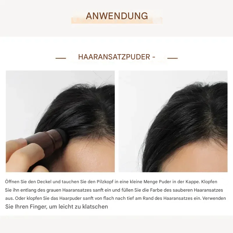 Haaransatz Puder | Natürliche Abdeckung | Sofort Effekt | HairCover