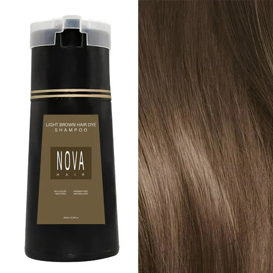 Haarfärbe | Farbpflege Shampoo | Einfache Grauabdeckung | NovaTint
