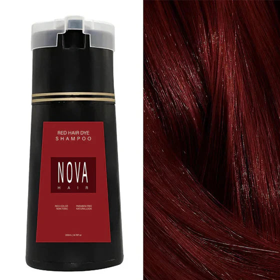 Haarfärbe | Farbpflege Shampoo | Einfache Grauabdeckung | NovaTint