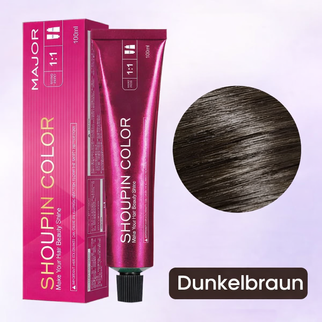 Haarfarbe | Pflegende Farbcreme ohne Bleichen | Glanz und Feuchtigkeitspflege | ShineHair
