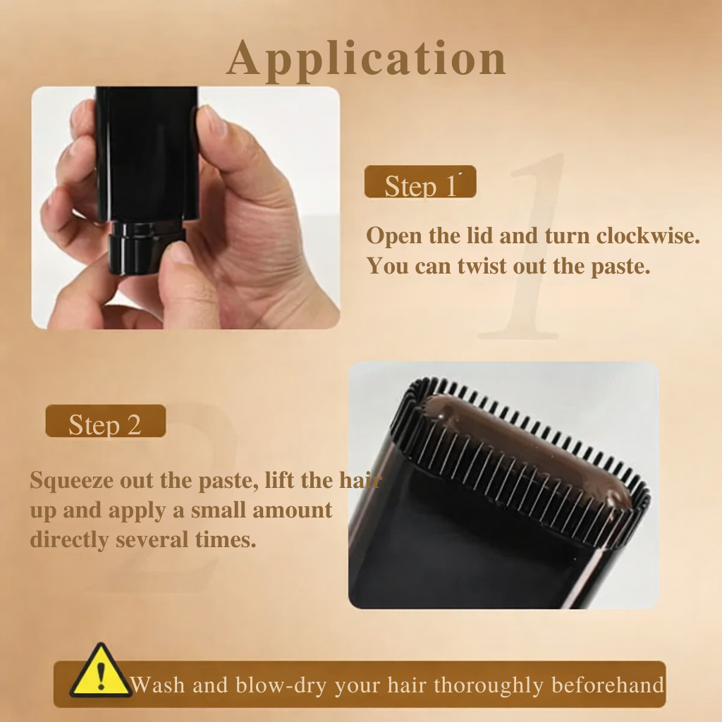 Haarfarben | Sofortige Grauhaar Abdeckung | Präziser Haaransatz Touch-Up Stick | AnsatzFix