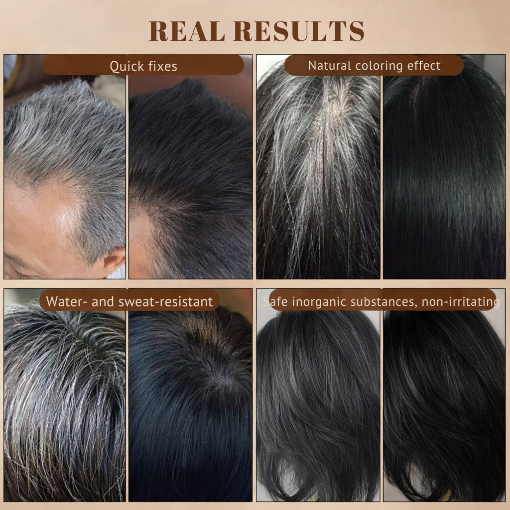 Haarfarben | Sofortige Grauhaar Abdeckung | Präziser Haaransatz Touch-Up Stick | AnsatzFix