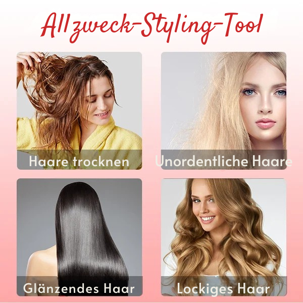 Haartrockner 3-in-1 | Drehfunktion | Volumen & Locken | Austauschbare Bürsten | StylePro