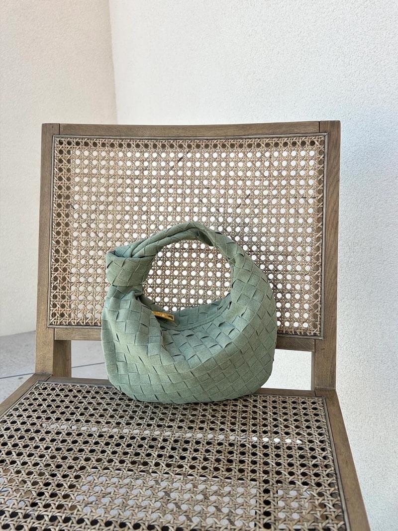 Handtasche | Knotendesign | Vegane Wildleder-Optik | Knotéa