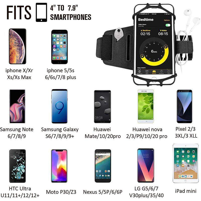 Sportarmband für Handy | 180° drehbar & Universal passend 5