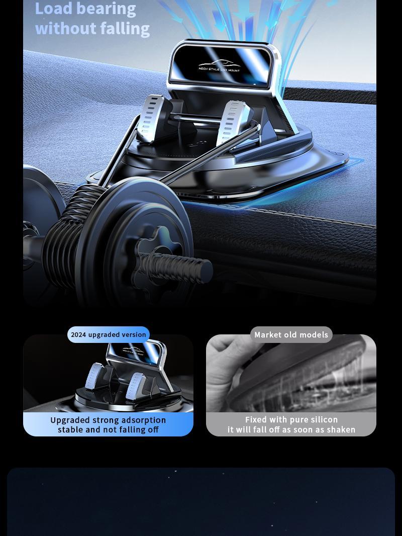 Phone mount | 360° rotation | Non-slip base | DashPivot