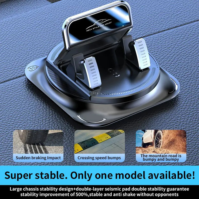 Phone mount | 360° rotation | Non-slip base | DashPivot