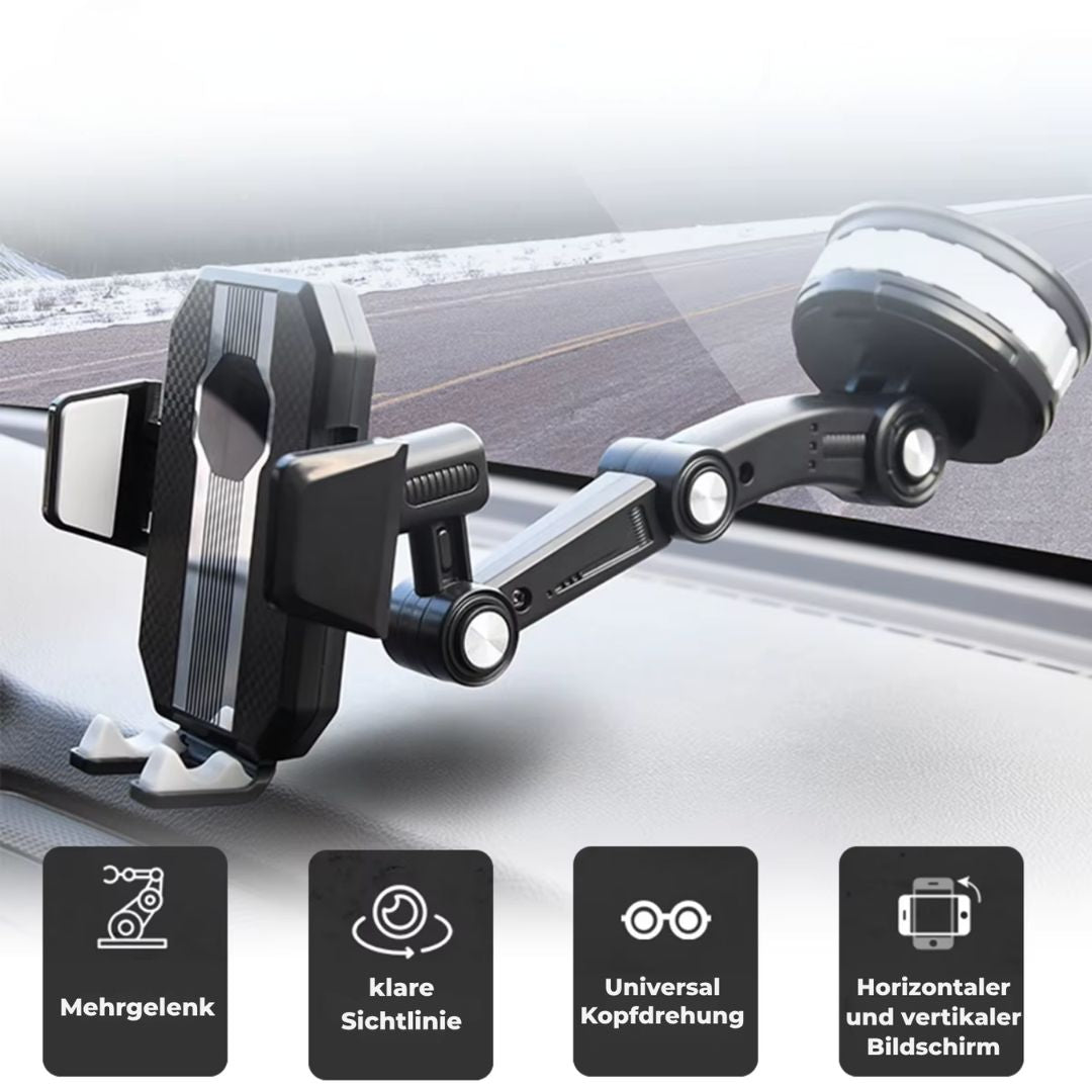 Handyhalterung | Handyhalter mit Saugnapf & 360° Drehung | LuxGrip
