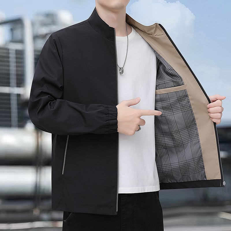 Herren Stehkragenjacke™ – Müheloser Stil und sicherer Komfort für Ihr aktives Leben