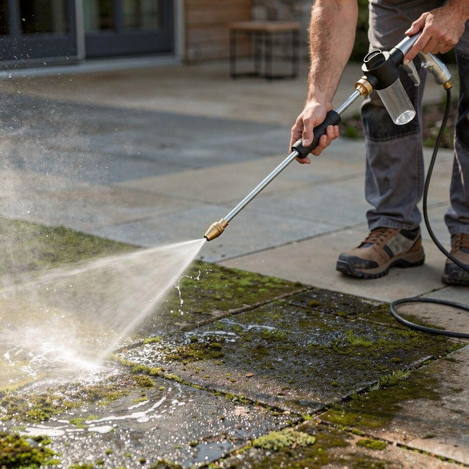 Hochdruckreiniger | Verstellbarer Sprühstrahl | Seifenspender Reinigung | Strahlio