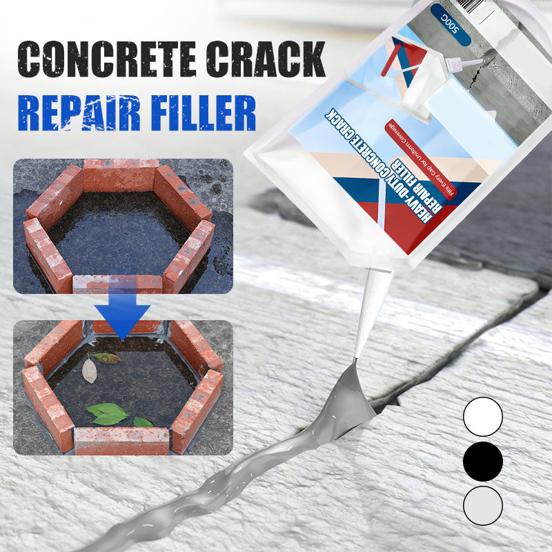 Hochleistungs-Klebstoff zur Reparatur | mit Applikatorspitze, füllt tiefe Risse | Für Beton und Mauerwer | CrackSeal