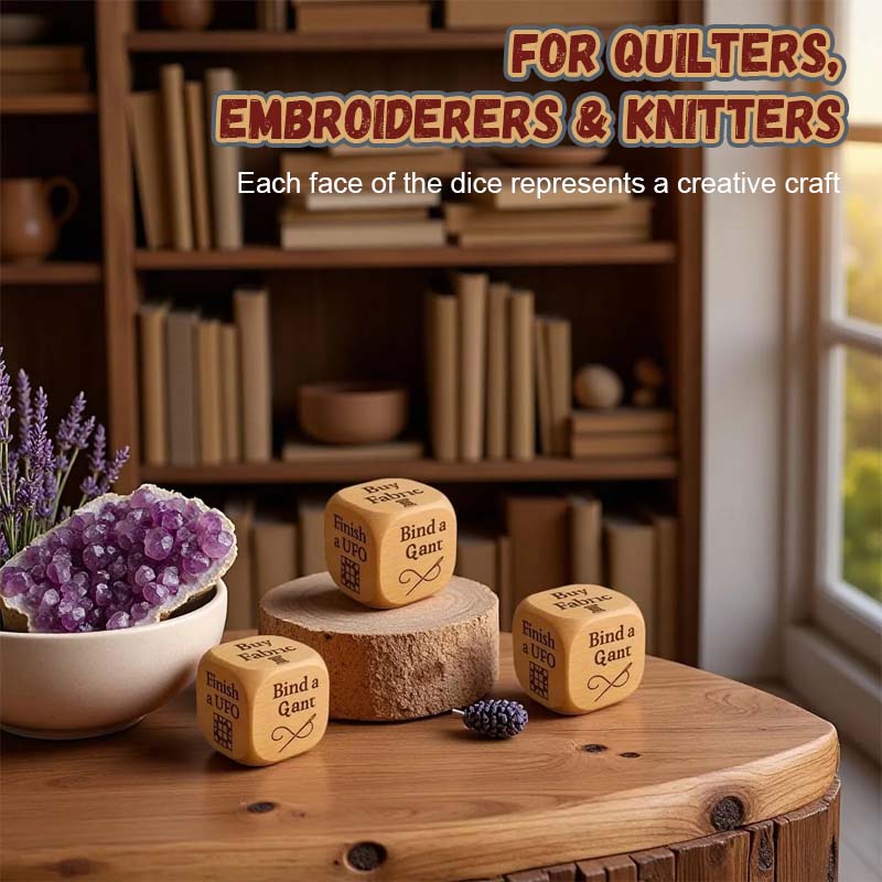 Holz-Entscheidungswürfel | Kreative Impulse per Wurf | Lasergravur | CraftDice