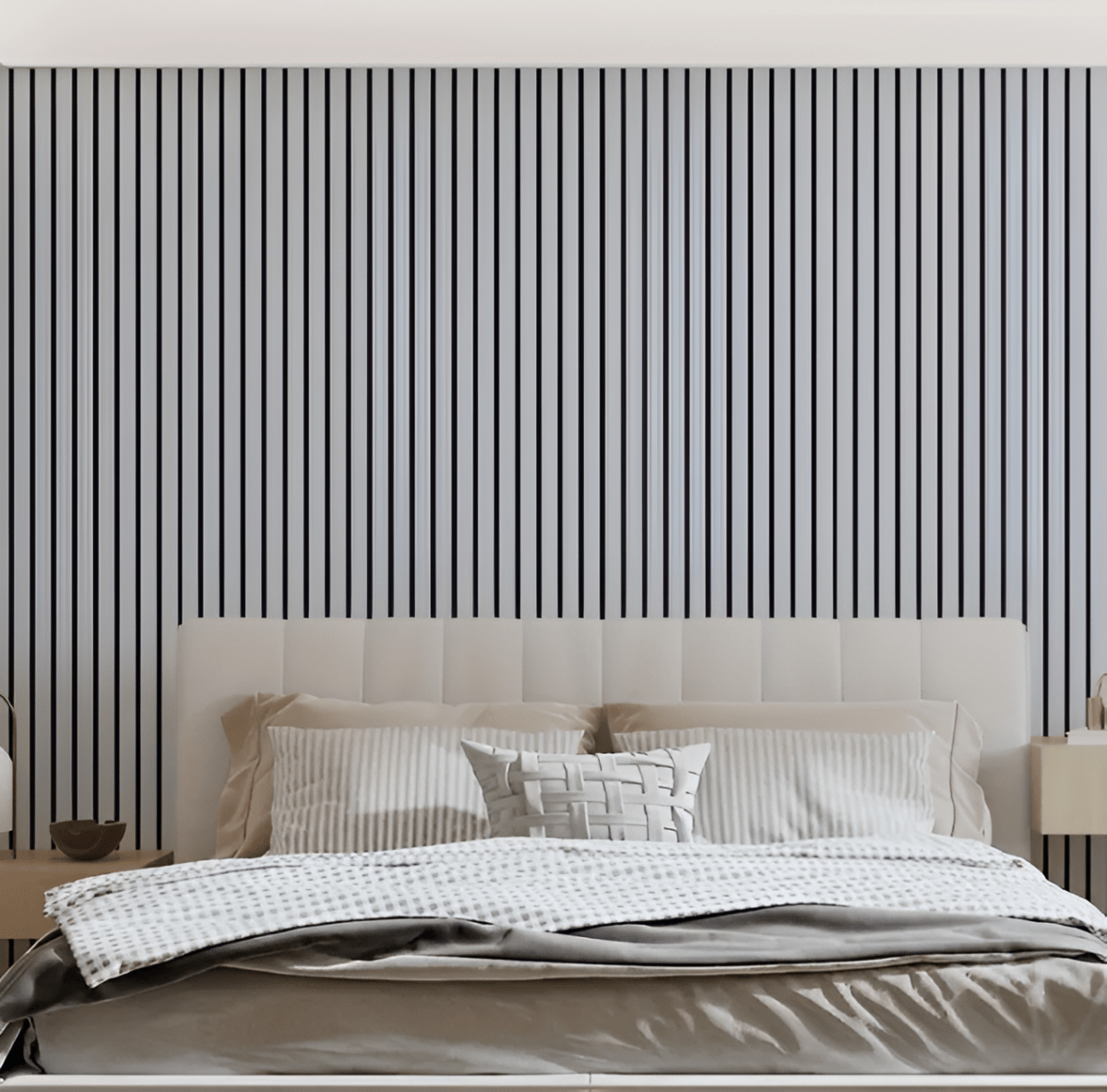 Holzpaneele | 3D Akupanel Selbstklebend | Moderne Wandverkleidung | WallVogue