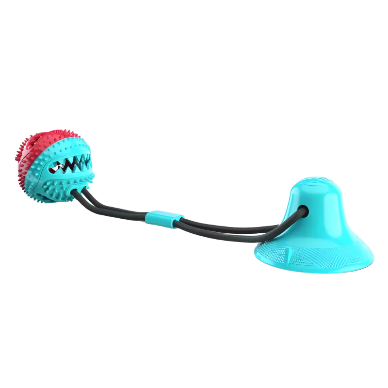 Hundespielzeug | Saugnapf-Ball | Kann mit Leckerlis Befüllt Werden | PlayPaw