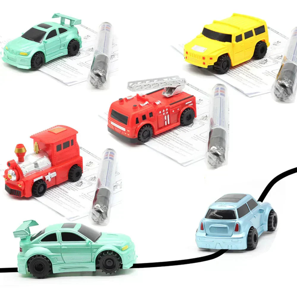 Induktives Linienfolge-Spielzeugauto | Folgt gezeichneter Linie | Sofort Startklar | LineRunner