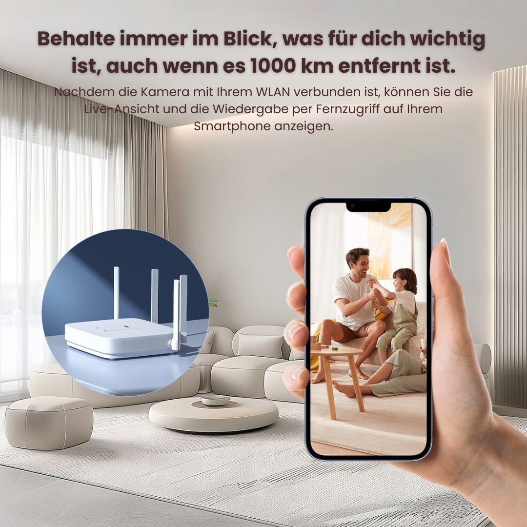 Innenkamera | Nachtsicht & Bewegungserkennung | HomeEye