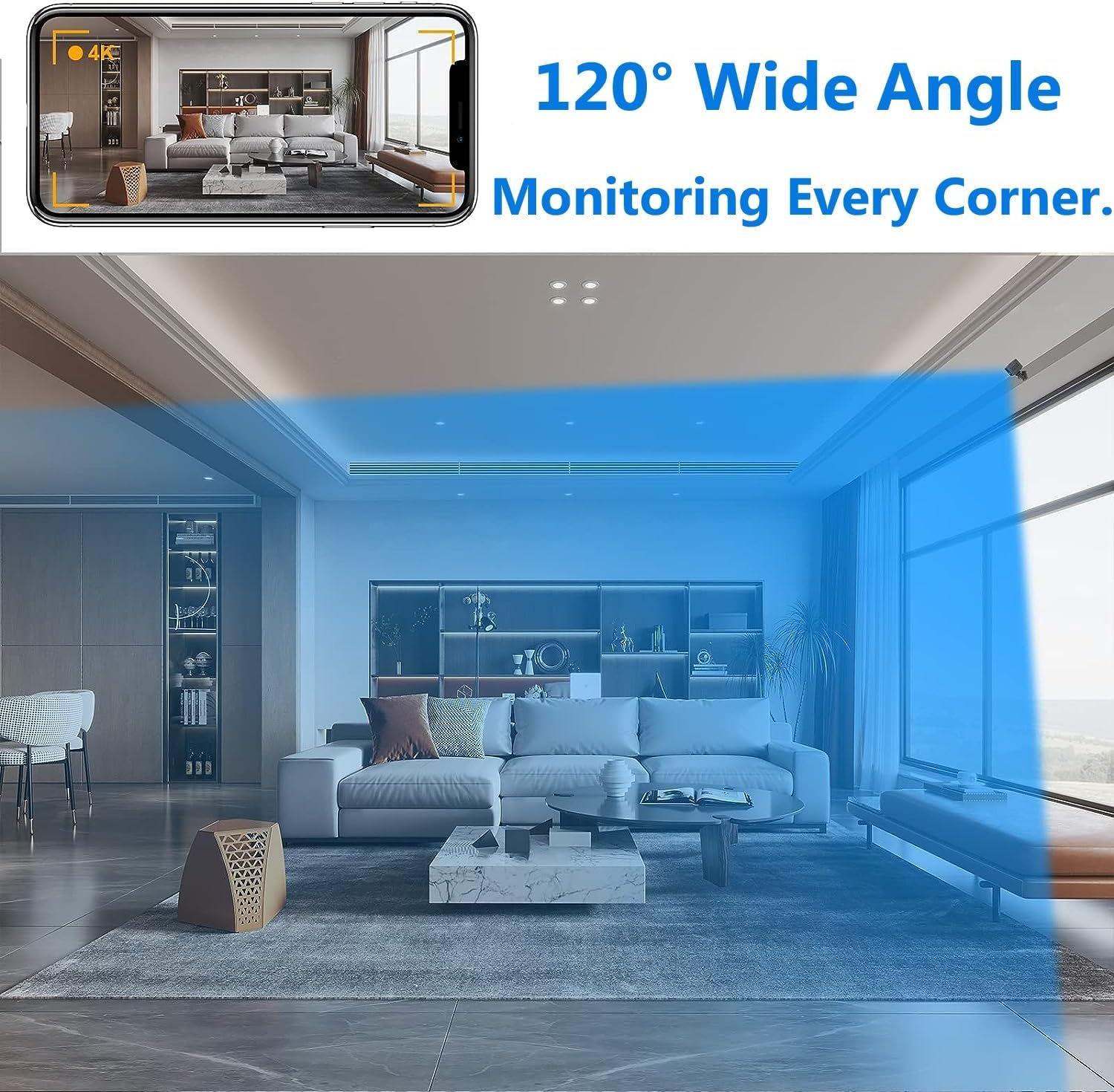 Innenkamera | Nachtsicht & Bewegungserkennung | WLAN-Zugriff | SecureView