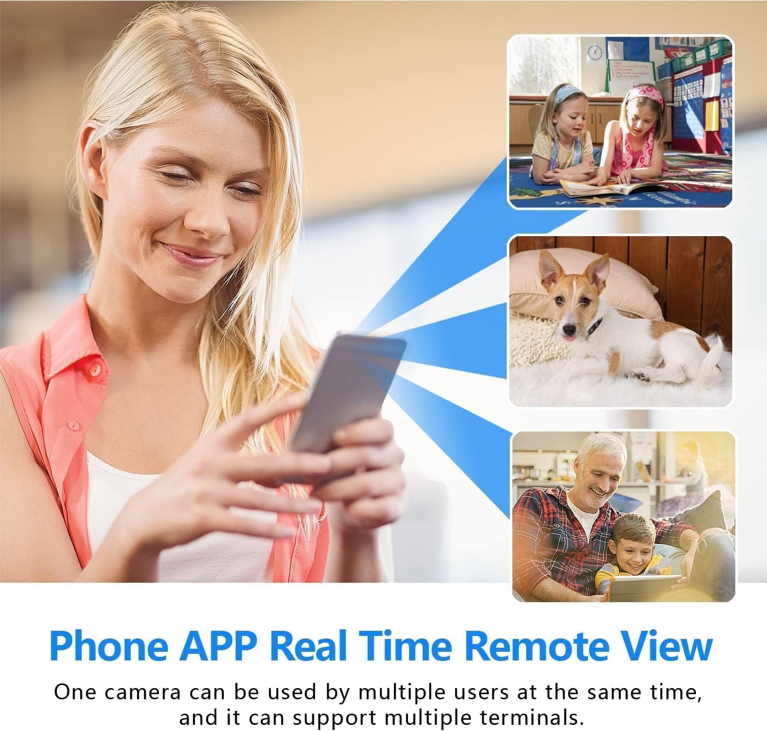 Innenkamera | Nachtsicht & Bewegungserkennung | WLAN-Zugriff | SecureView