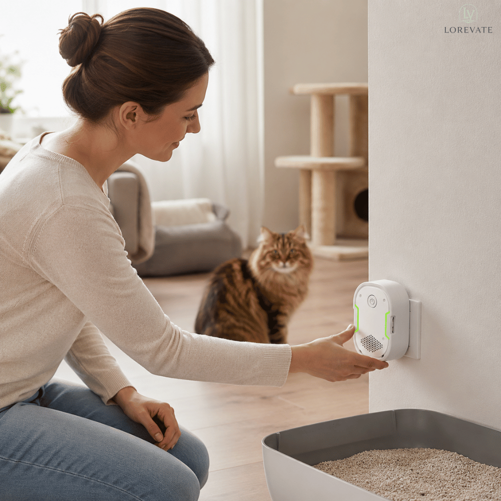 Ionen-Luftreiniger für Zuhause | Automatikmodus & 36 dB Geräuschpegel | Entfernt Tiergeruch, Formaldehyd & Feinstaub 1
