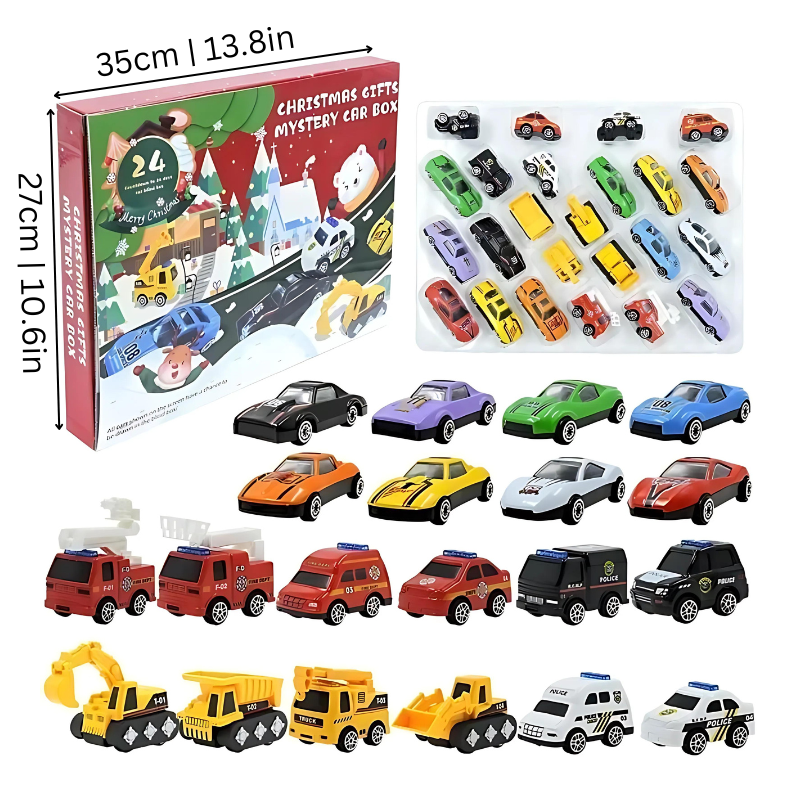 Spielzeug-Adventskalender für Kinder ab 3 Jahren | 24 Überraschungen, 4 Themenwelten | Sicheres, kindgerechtes Material 2