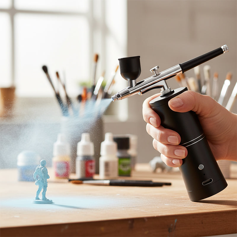 Kabellose Airbrush-Pistole | Präziser Farbauftrag | Einstellbarer Sprühdruck | SprayCraft