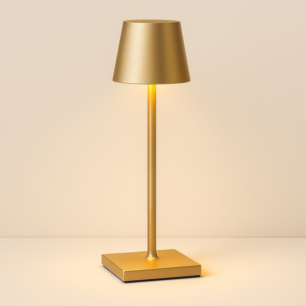 Bezprzewodowa lampa stołowa | Ściemniana dotykowo | Akumulatorowa lampa LED | BrightNomad