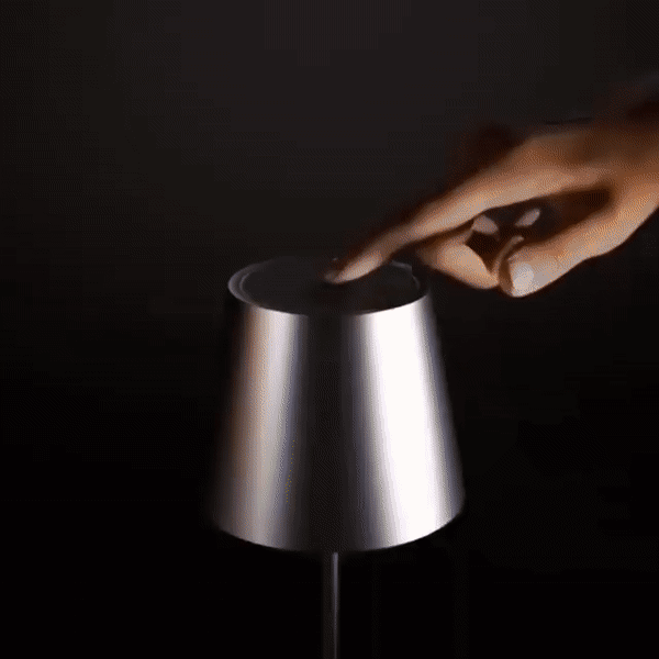 Kabellose Tischlampe | Minimalistisches Design | Dimmbares LED-Licht | AuraTable