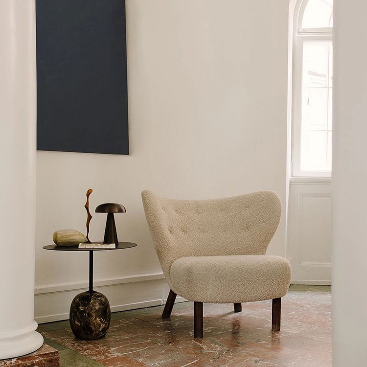 Kabellose Tischleuchte | Warmes Licht | Stabile Metallbasis | LumaMush