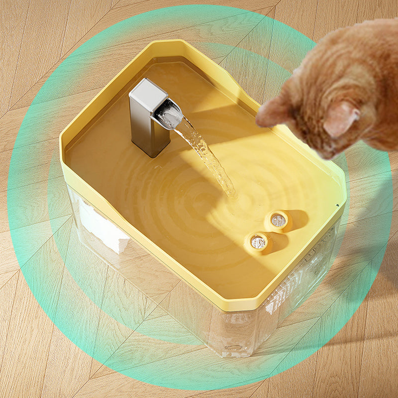 Katzenwasserspender | mit Wasserhahn-Design | Leise 2,5-W-Pumpe, Fließendes Wasser | StreamPaw