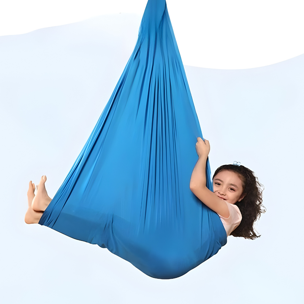 Kinderschaukel | Elastischer Komfort-Stoff | Sensorische Unterstützung für Kinder | CalmNest