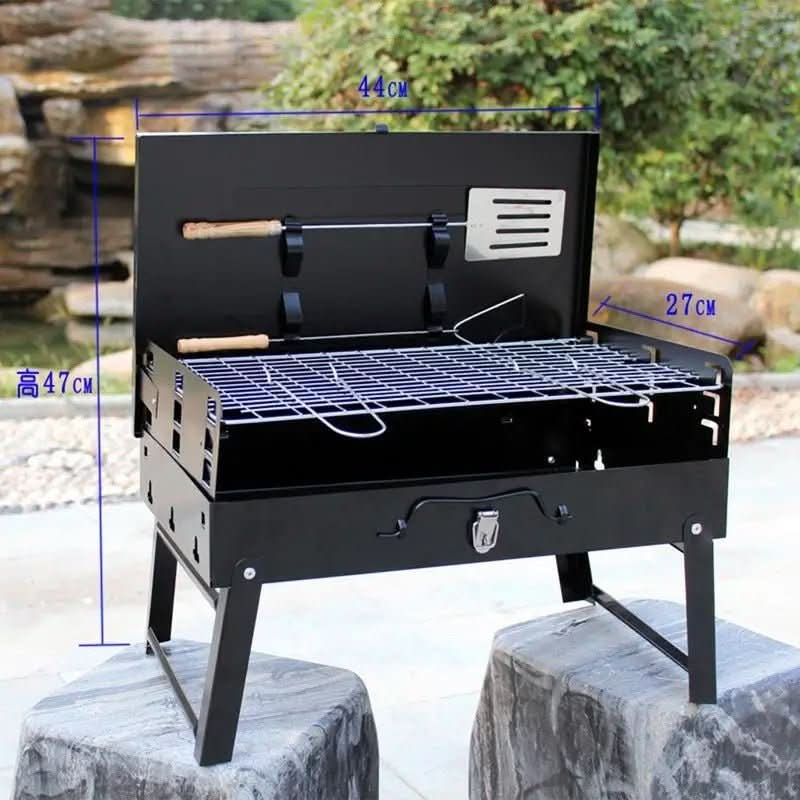 Klappbarer Gartengrill aus Stahl | Pulverbeschichtet BBQ | Camping & Garten | Foldfire