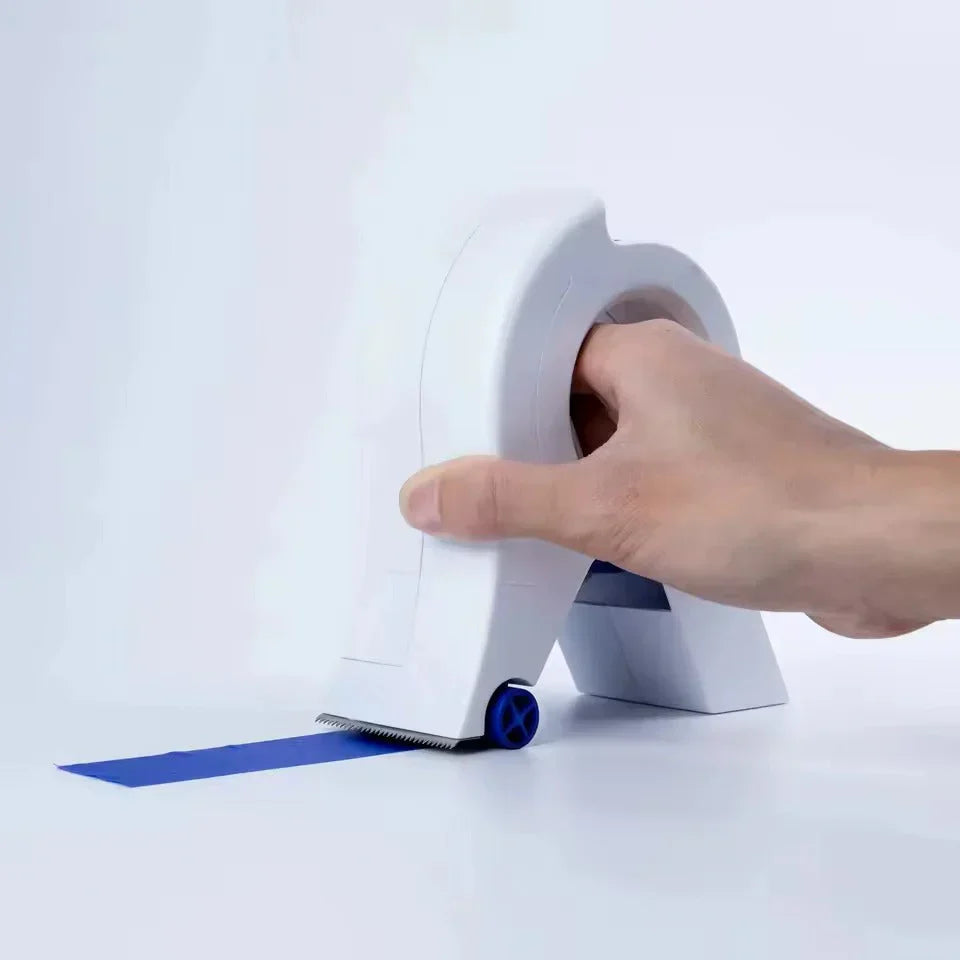 Dispenser per nastro adesivo con taglierina | Nastro da pittore fino a 50 mm | Verniciatura pareti, legno, vetro | TapeEdge