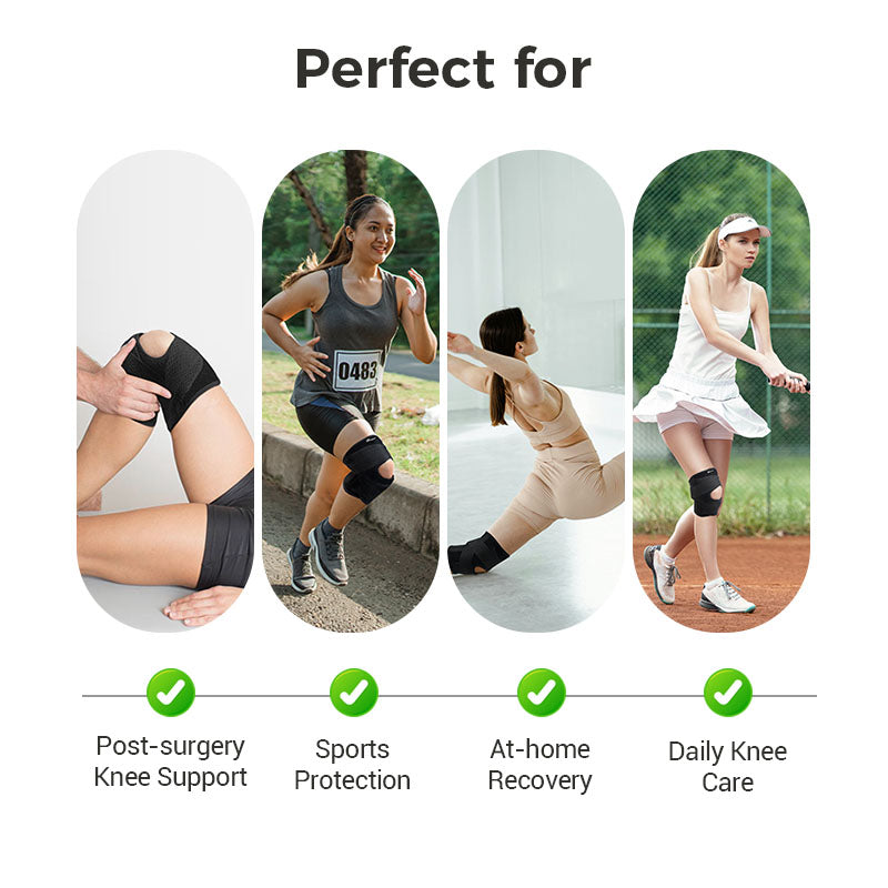 Kniebandage | Verstellbare Träger | Atmungsaktiv | KneeFreedom