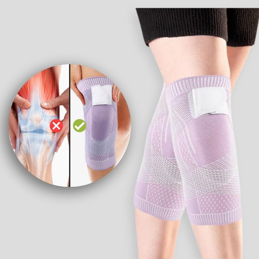 Kniestütze | Sofortige Unterstützung | Kompressionsbandage mit Stabilisierung | KneeRelief